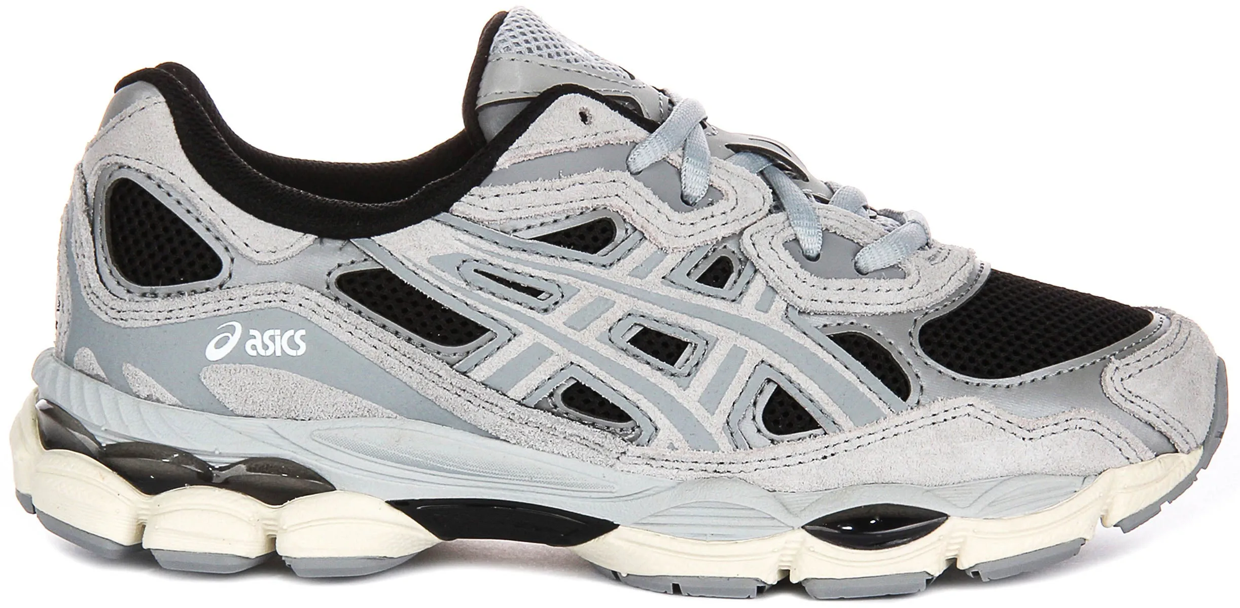 Smooth Motion Asics GEL NYC In Grey Black for Women