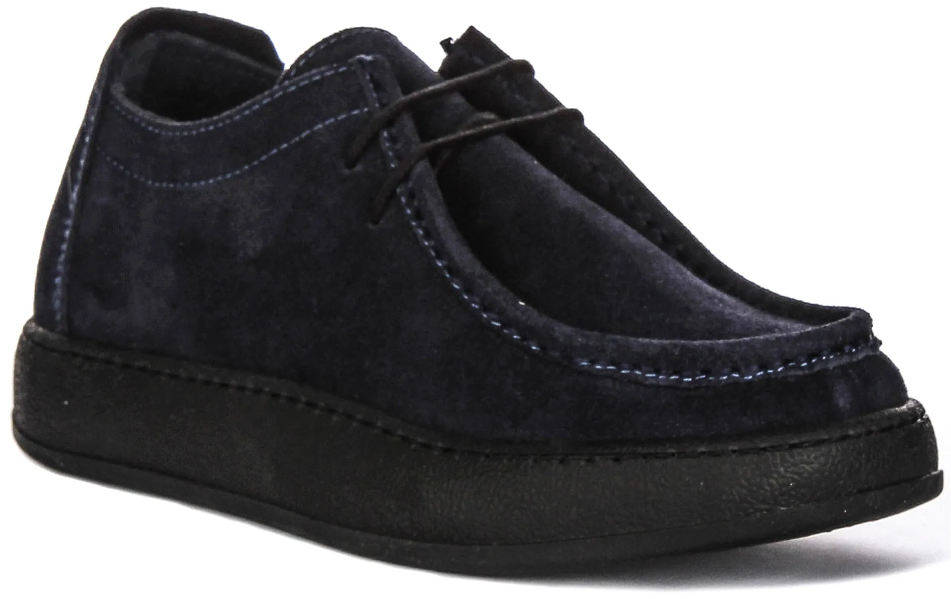 Justinreess England Kyla Suede In Navy For Women Stair Workout