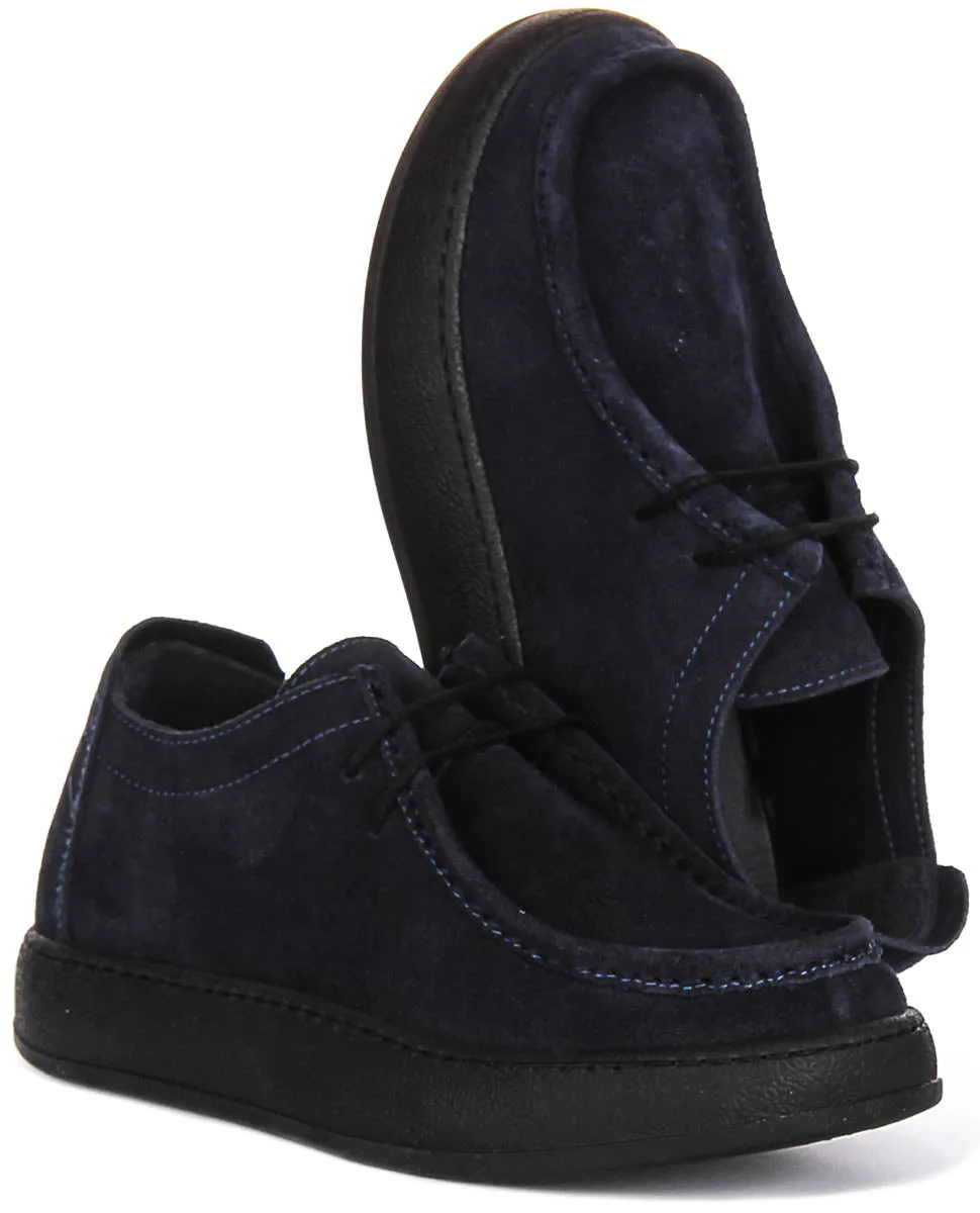 Smooth Roll Justinreess England Kyla Suede In Navy For Women