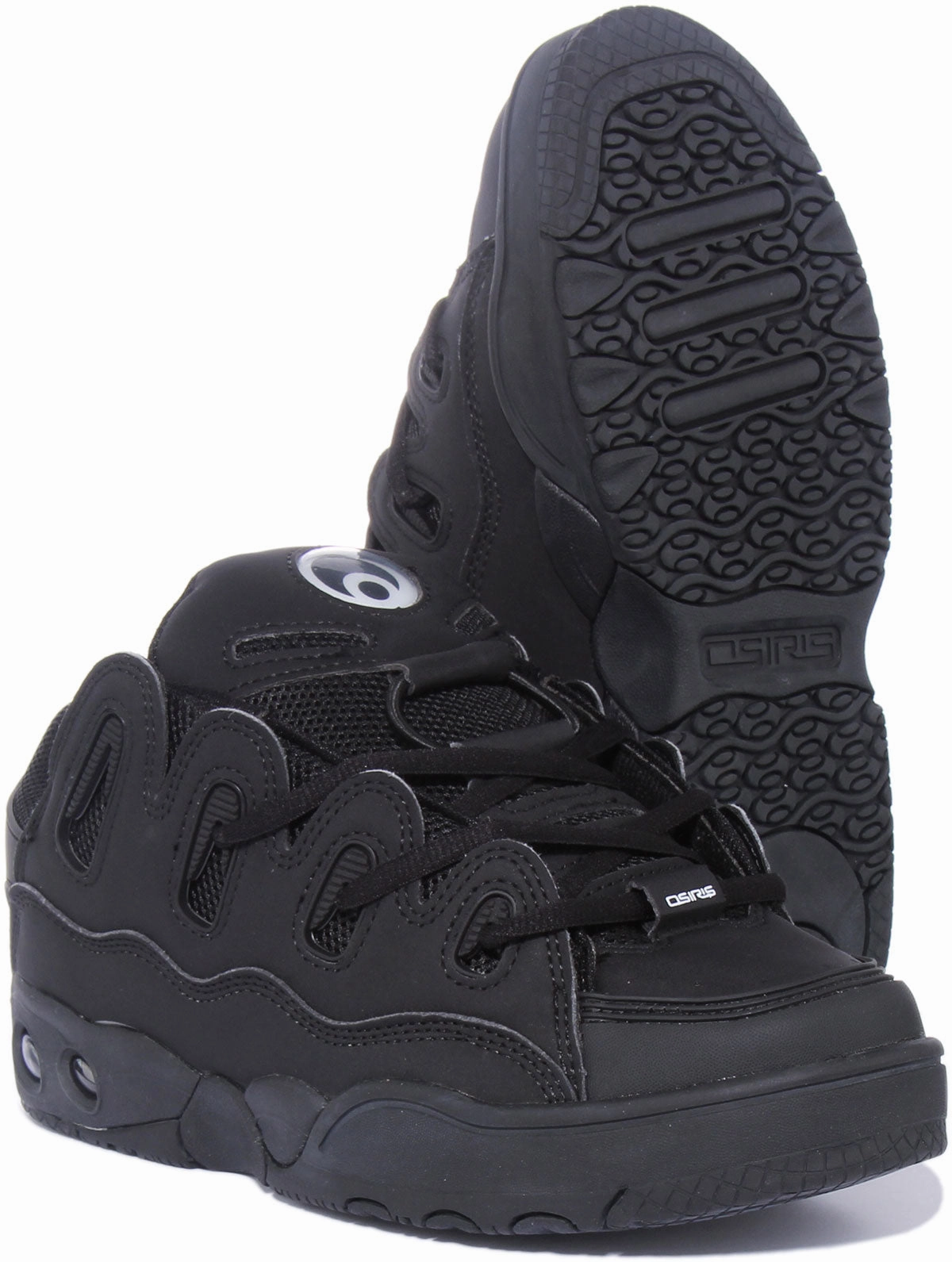 Smooth Cushion Osiris D3 OG In All Black For Men