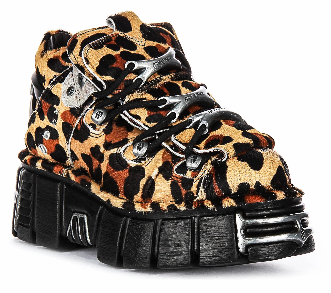 Newrock 106 Tower In Leopard Print Show Time