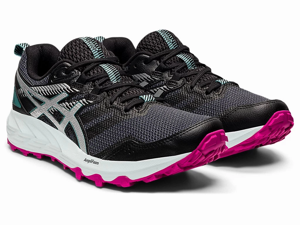 Smooth Fit Edge Asics Gel Sonoma (Black/ Pure Silver) Womens
