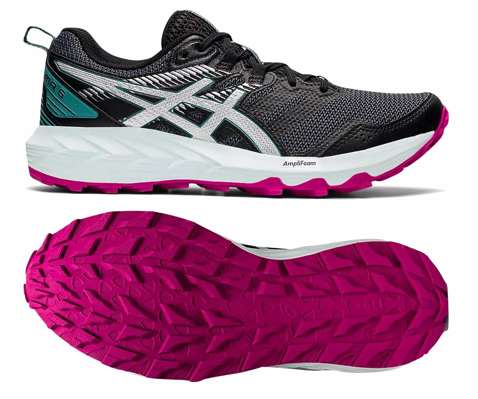 Versatile Style Urban Adventure Asics Gel Sonoma (Black/ Pure Silver) Womens