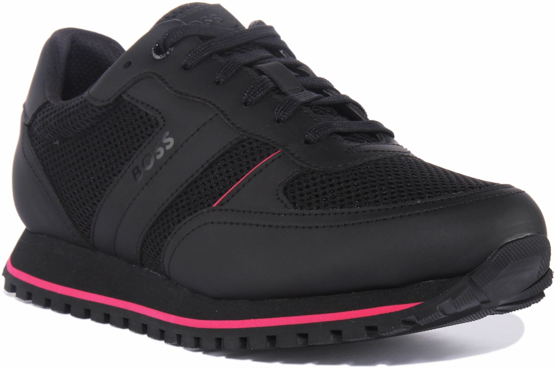 Boss Parker Run In Black Pink For Men Move Freely