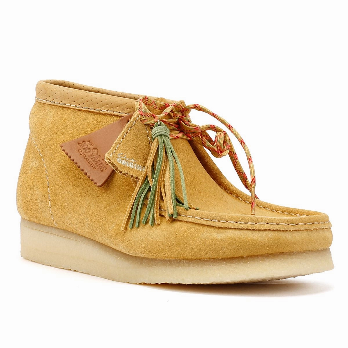 Smooth Soles Clarks Originals Wallabee Suede Men's Golden Tan Boots