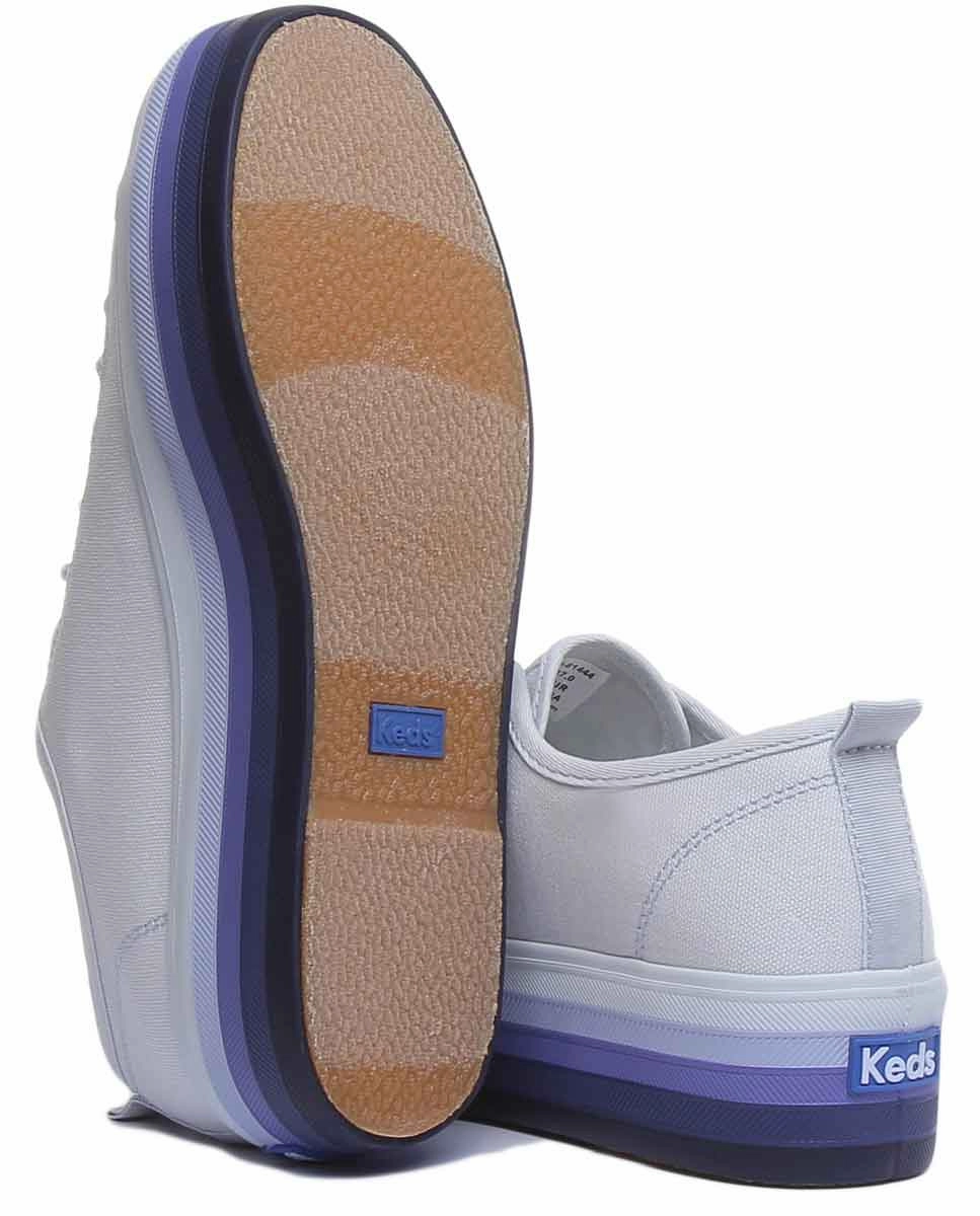Smooth Step Keds Tripple Up In Light Blue