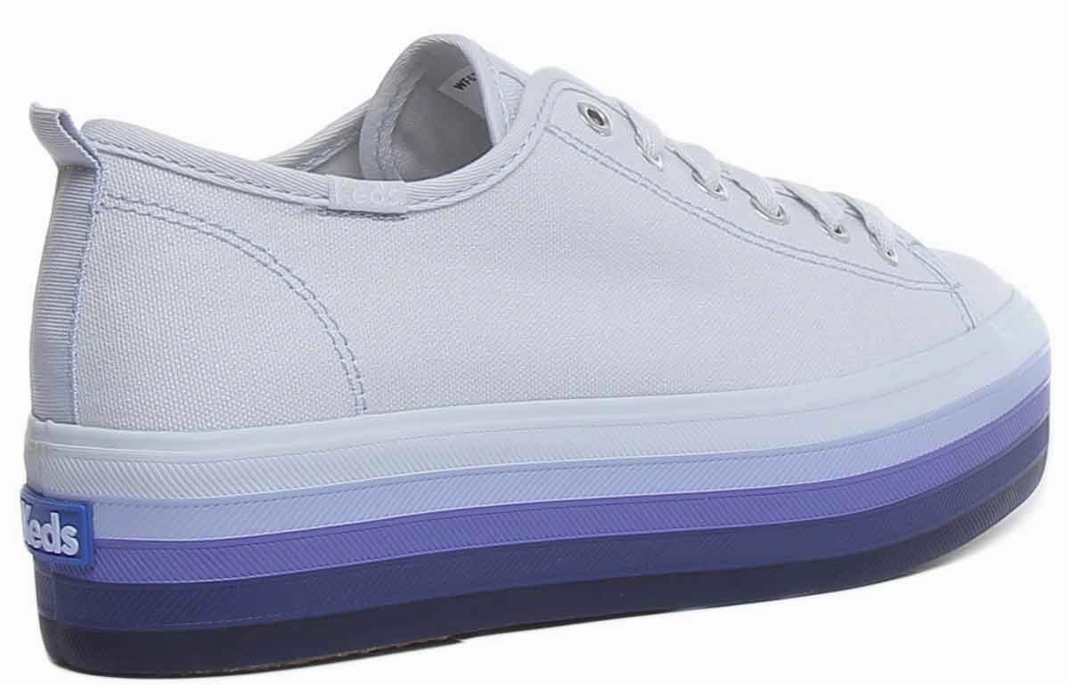 Smooth Step Keds Tripple Up In Light Blue