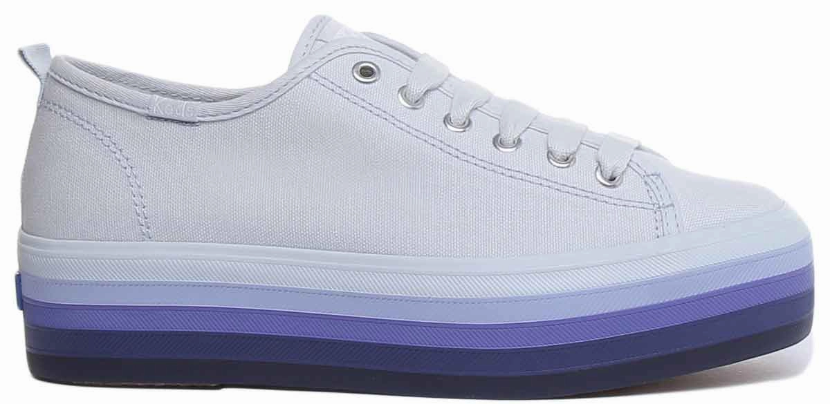 Smooth Step Keds Tripple Up In Light Blue