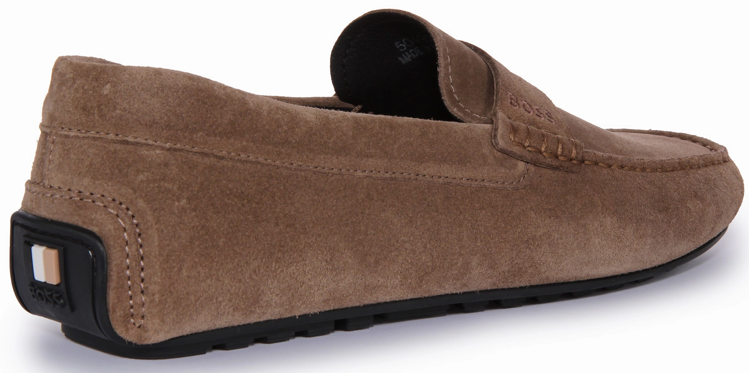 Smooth stride Boss Noel Mocc Suede In Chocobrown For Men