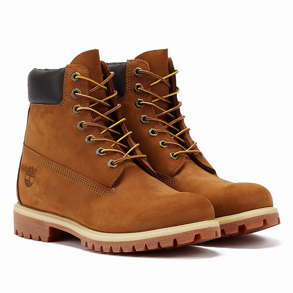 Timberland 6 Inch Premium Mens Rust Boots Soft Footbed Performance Wear
