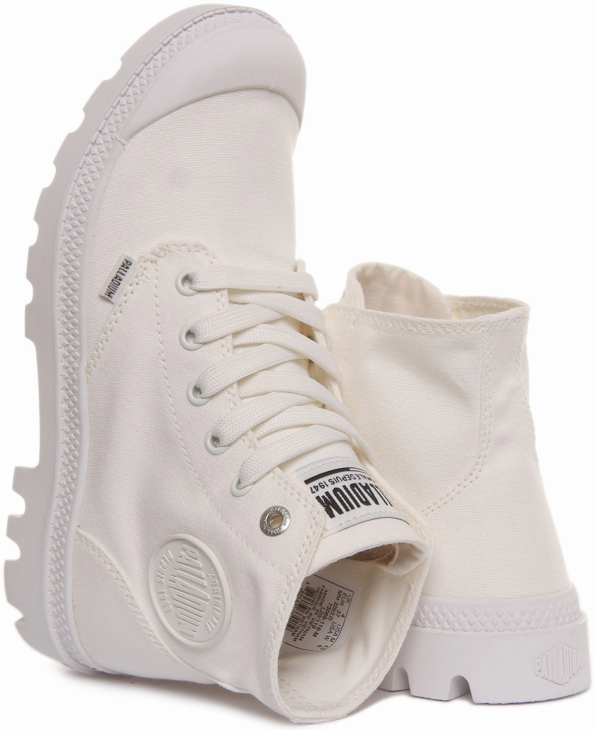 Snow Grip Palladium Mono Chrome In White Mono