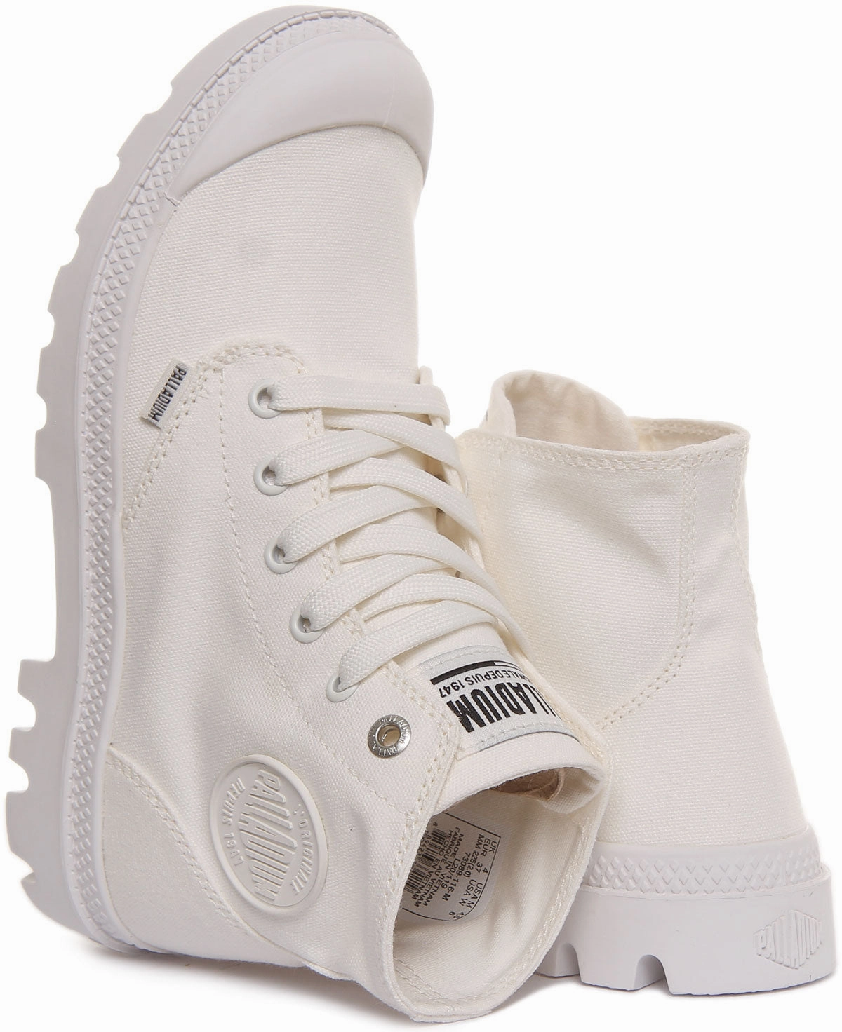 Snow Grip Palladium Mono Chrome In White Mono