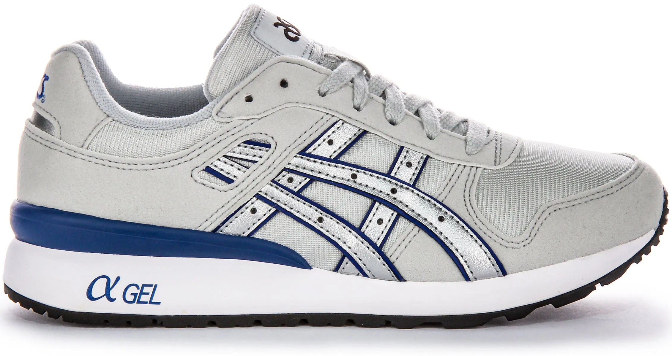 Sock-Like Fit Asics GT II In Grey Blue Trainers