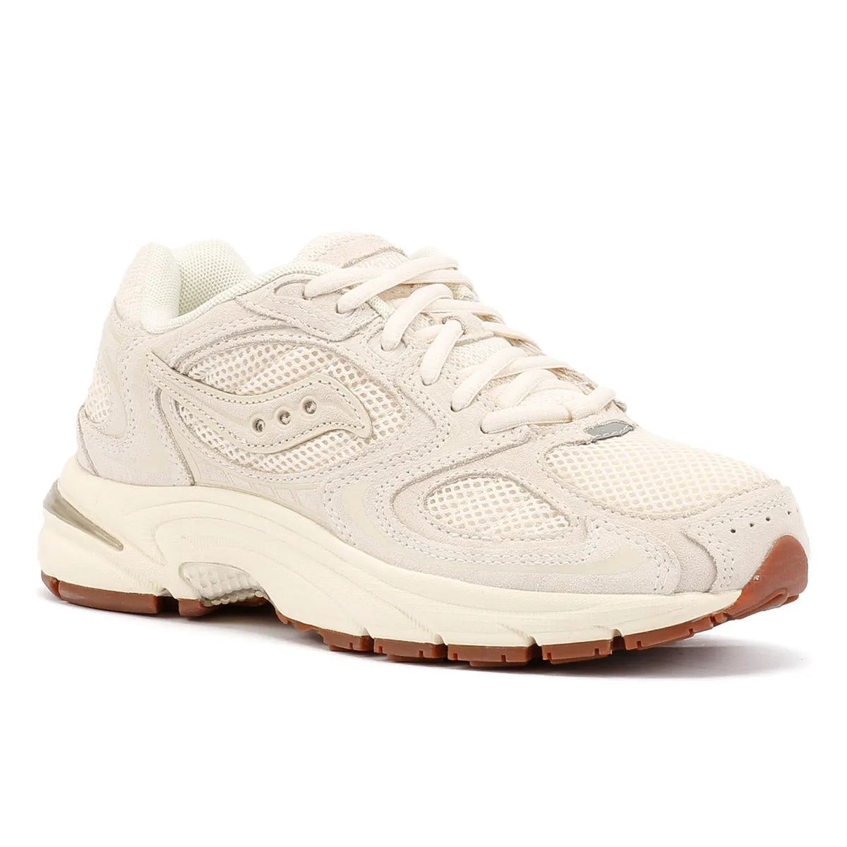 Soft Lining Saucony Grid Jazz 9 Suede Ivory Trainers