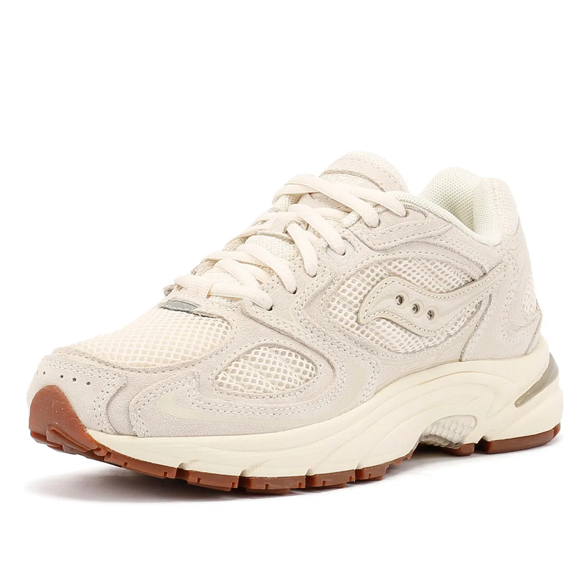 Soft Lining Saucony Grid Jazz 9 Suede Ivory Trainers