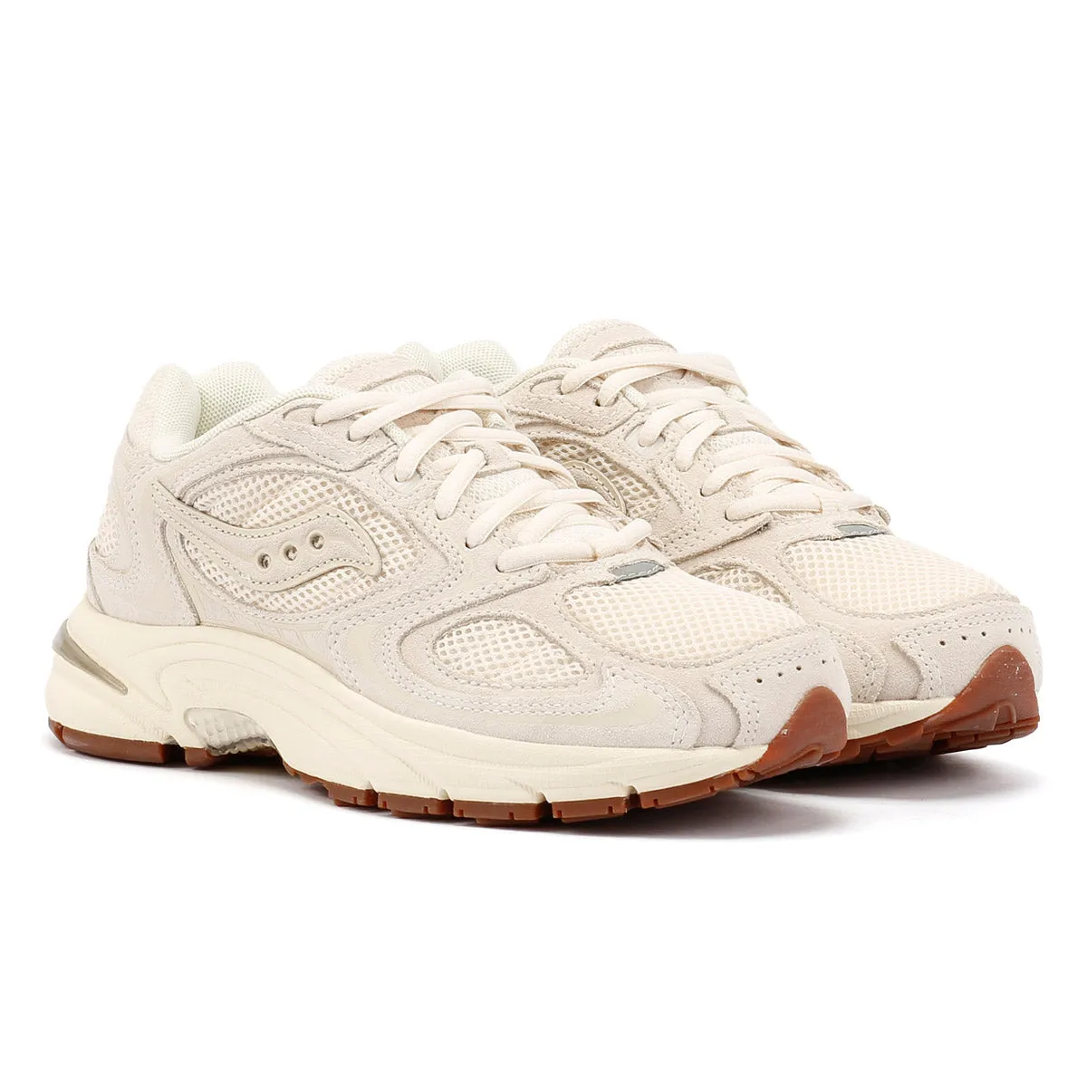 Saucony Grid Jazz 9 Suede Ivory Trainers Versatile Sole Minimalist construction does not sacrifice support