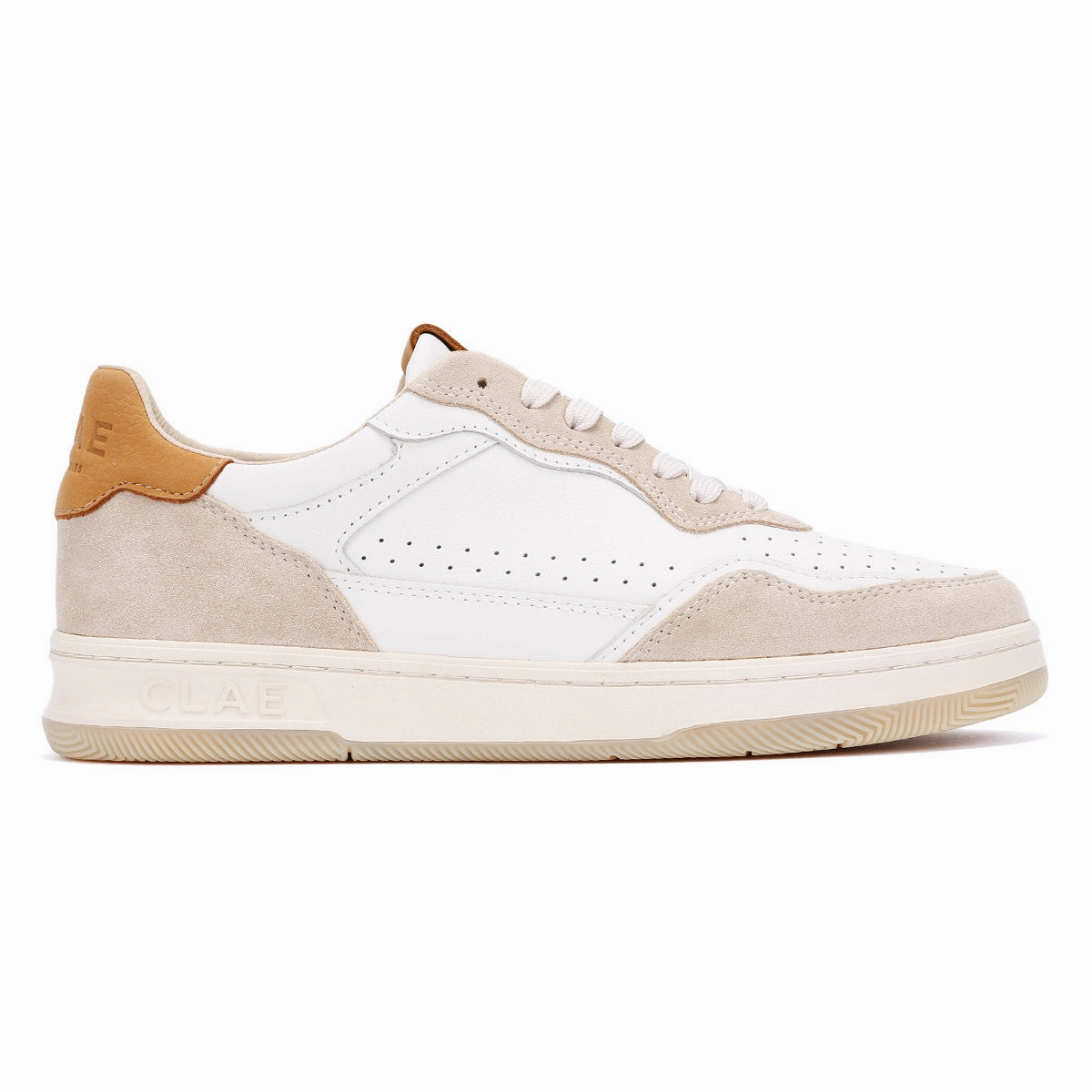 Soft Arch Clae Haywood Men's Fog Leather Safari Trainers