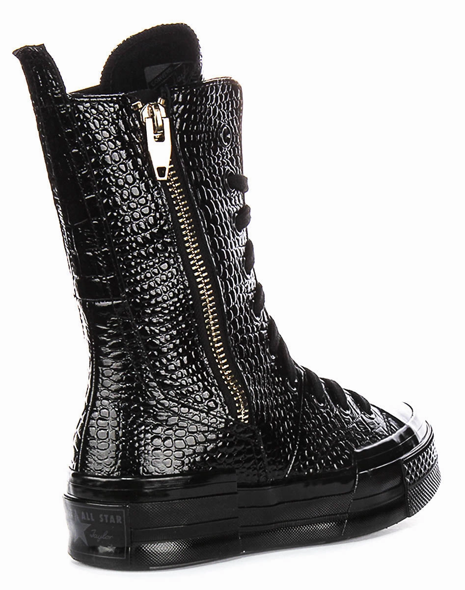 Soft Arch Converse Chuck 70 Plus XH A09381C In Black Croc