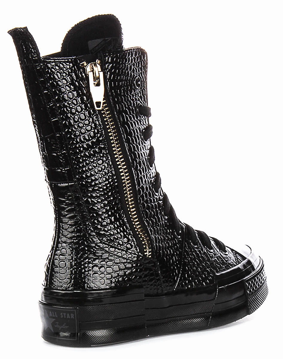 Soft Arch Converse Chuck 70 Plus XH A09381C In Black Croc