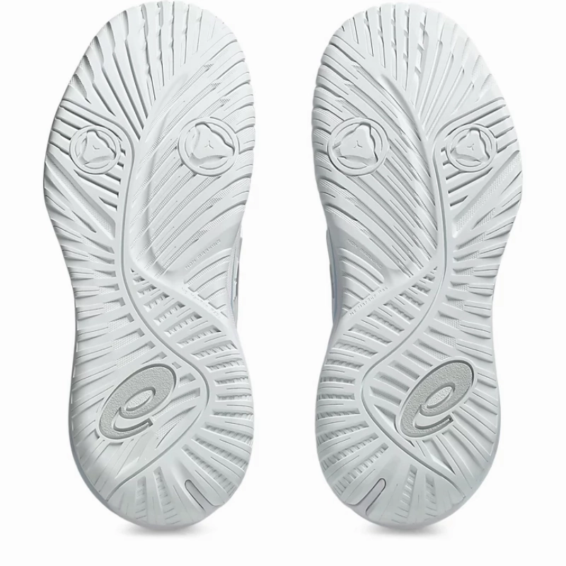 Asics Gel Resolution Womens Tennis Shoes - White/Pure Silver