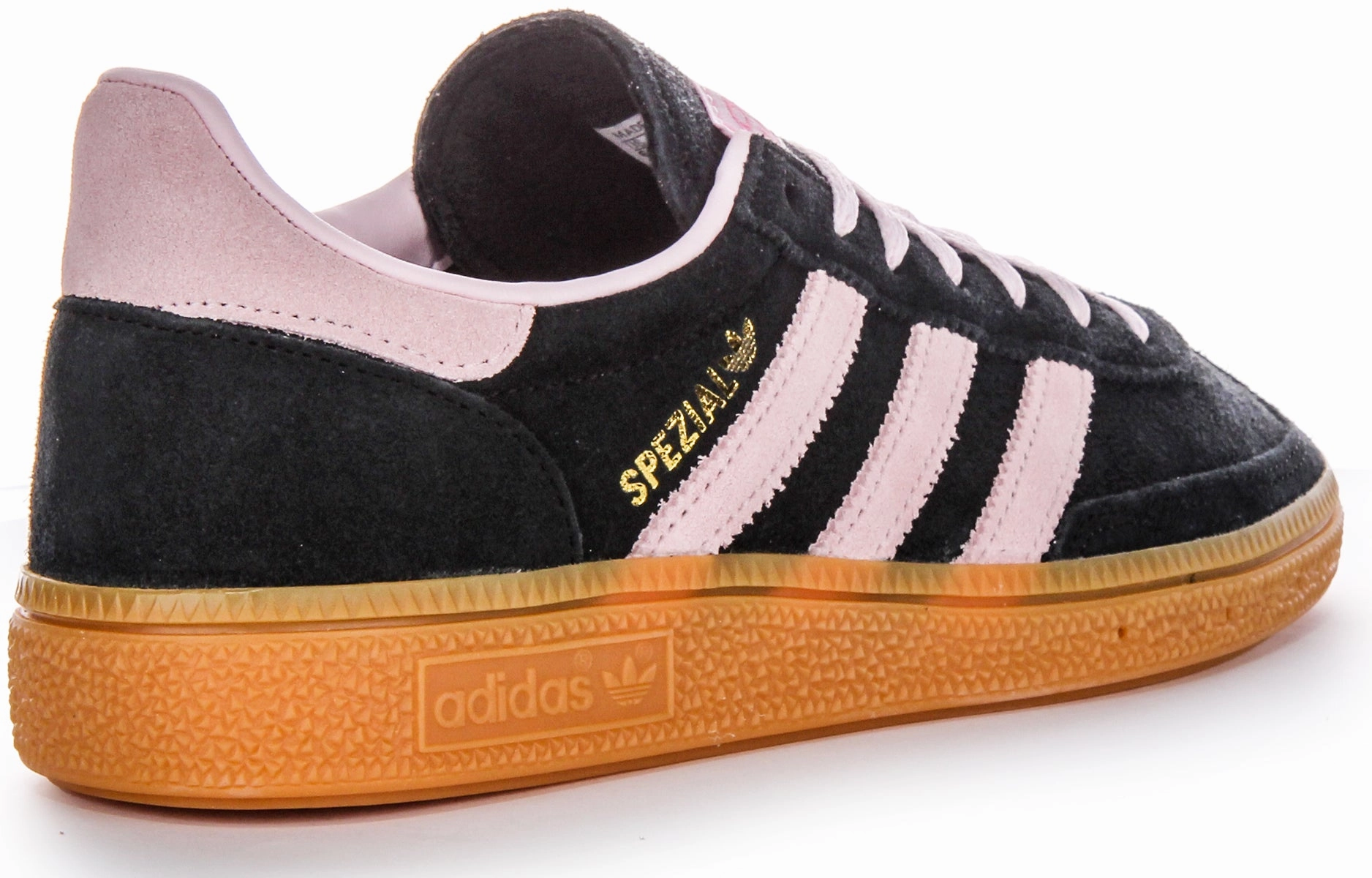 Soft fabric layer Adidas Handball Spezial In Black Pink For Women