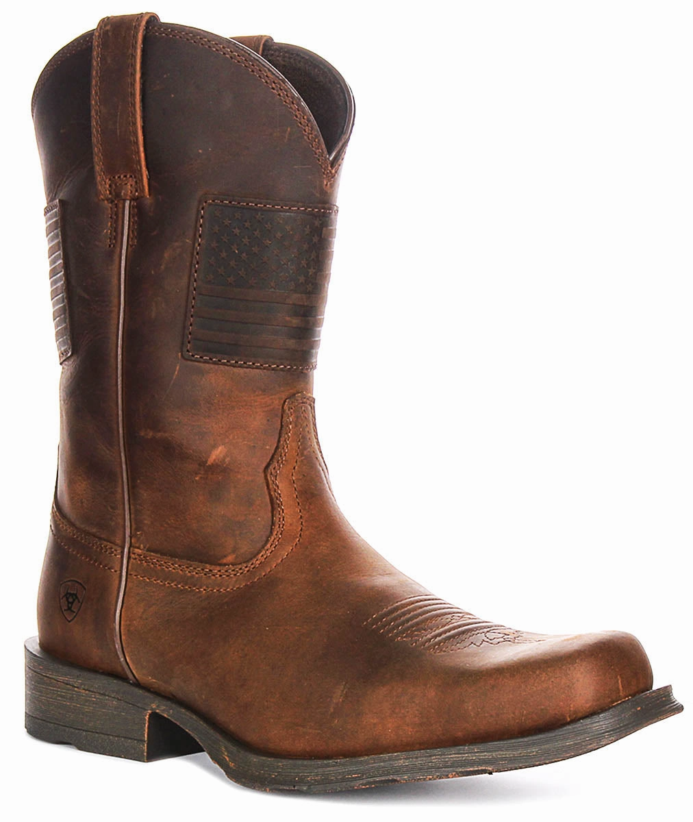 Active Weather Gear Ariat Rambler Patriot In Brown For Men