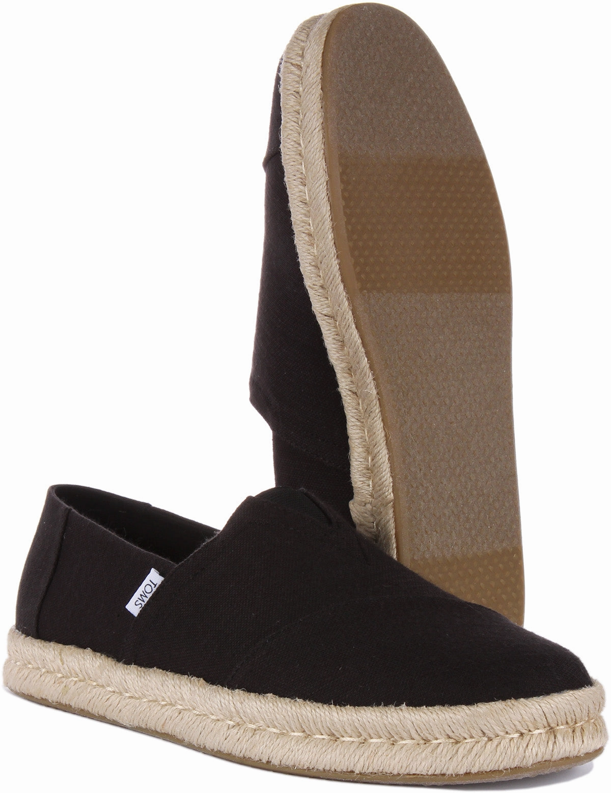 Soft Finish Toms Alp Rope 2.0 In Black For Men