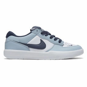 Nike SB Force 58 Premium Shoes - White/Thunder Blue/Ashen Slate Concrete Friendly Urban Control