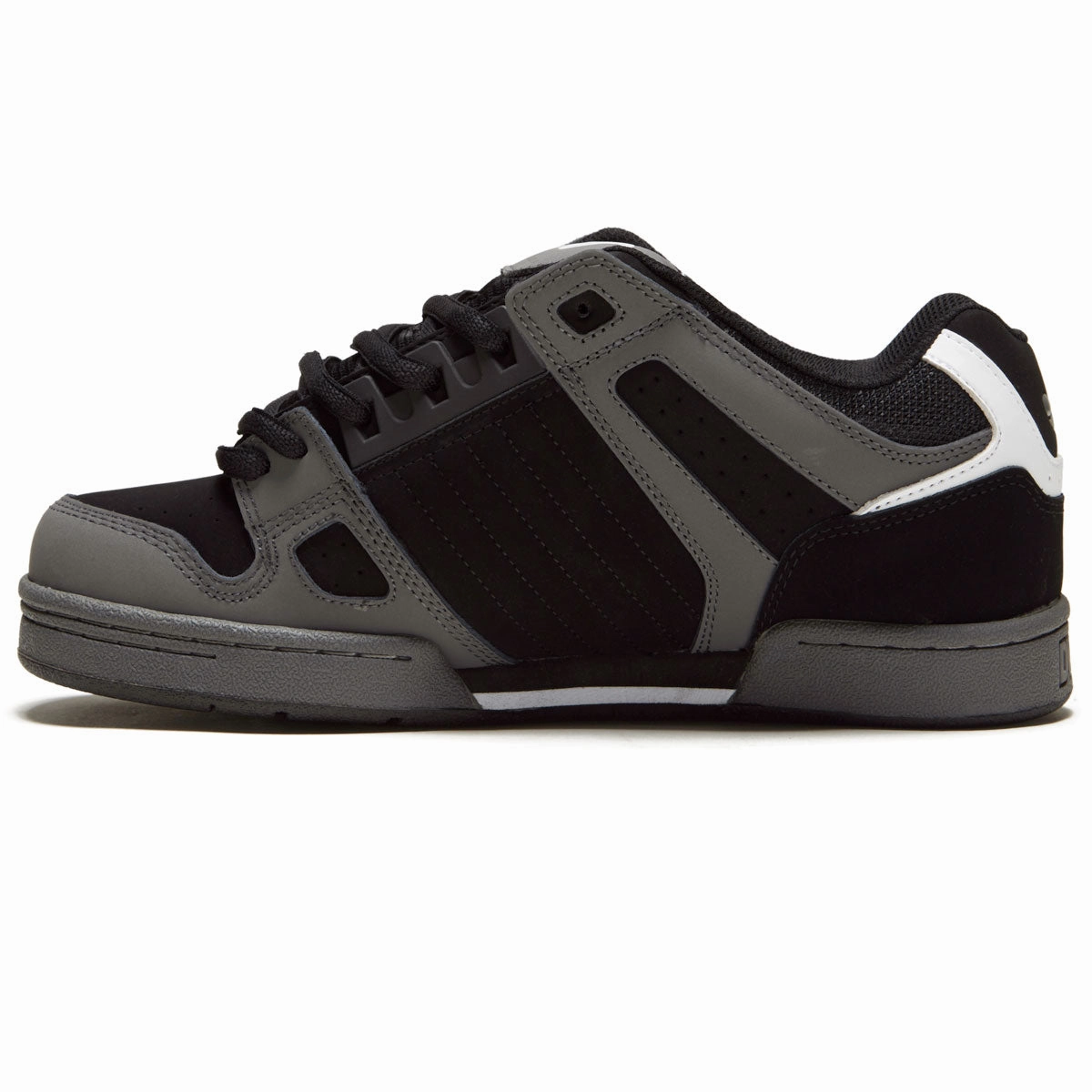 Soft Interior DVS Celsius Shoes - Charcoal/Black/White Nubuck