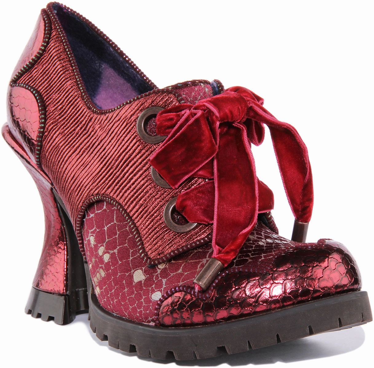 Irregular Choice Whimsical Wonder In Bordo For Women All-terrain Fit Trail Toughness