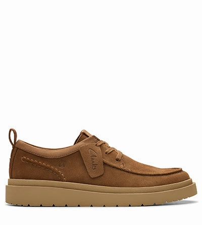 CLARKS POLDEN MOCC COLA SUEDE Clarks