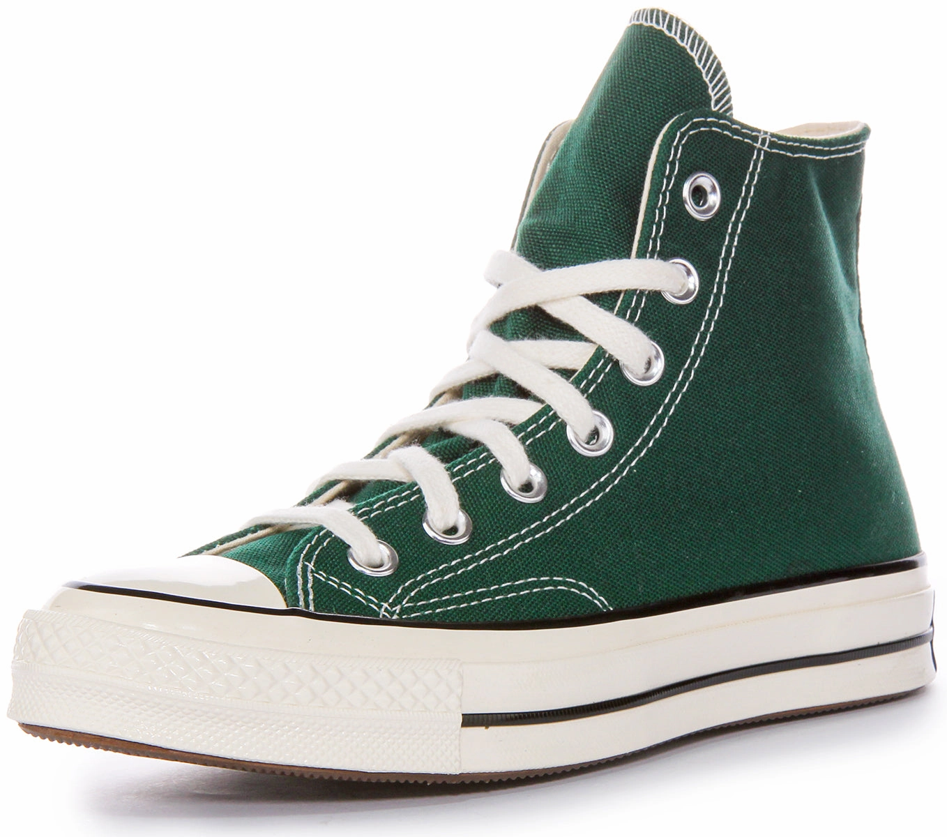 Soft Leather Converse Chuck 70s Hi 168508C In Green
