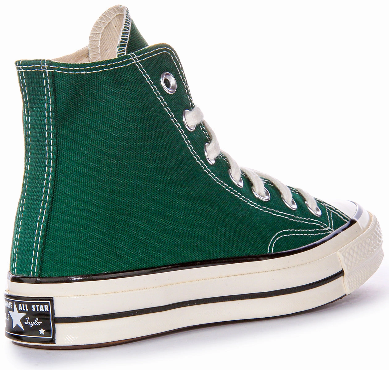 Soft Leather Converse Chuck 70s Hi 168508C In Green