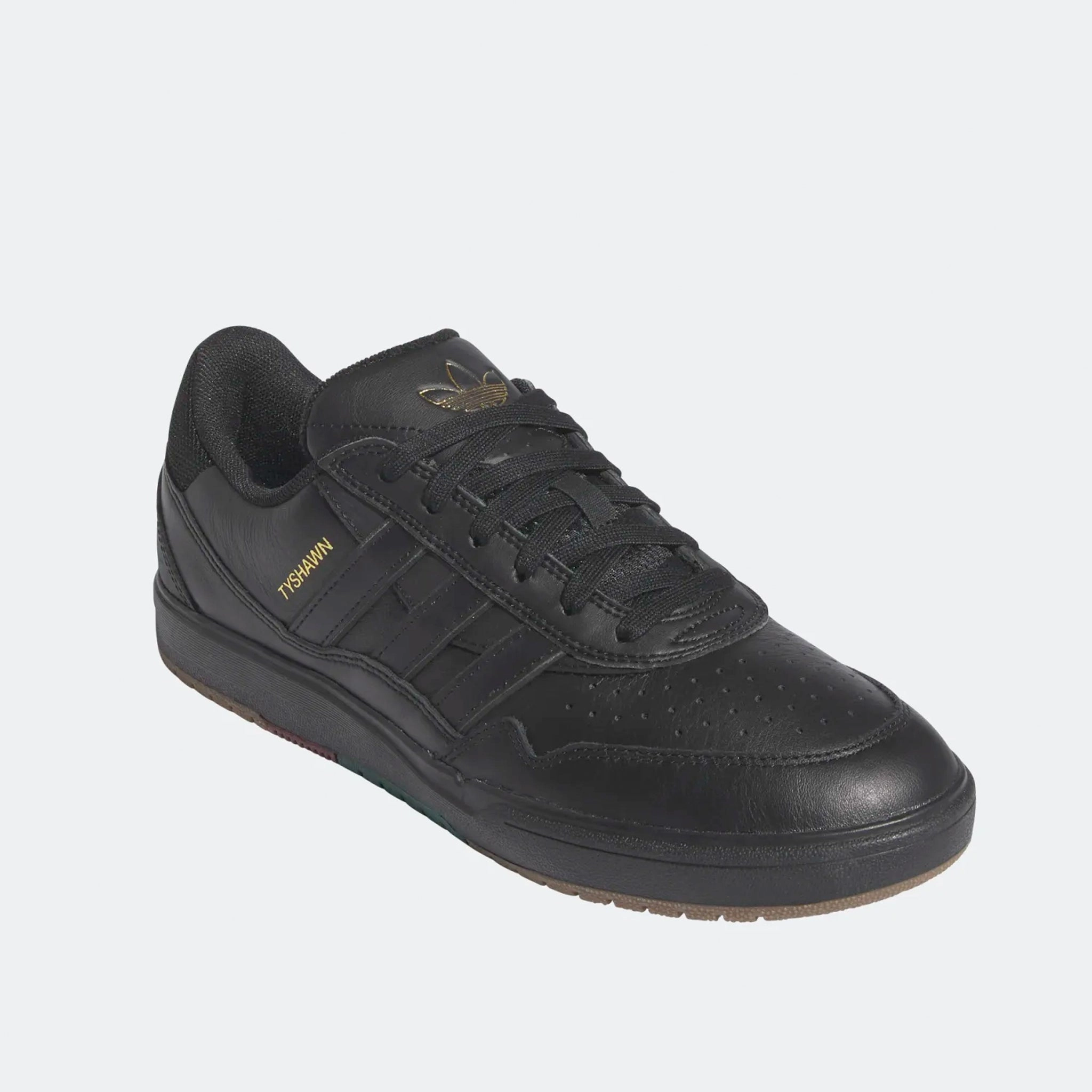 Soft Lining Material Adidas Tyshawn 2 Black/Black/Green Sale