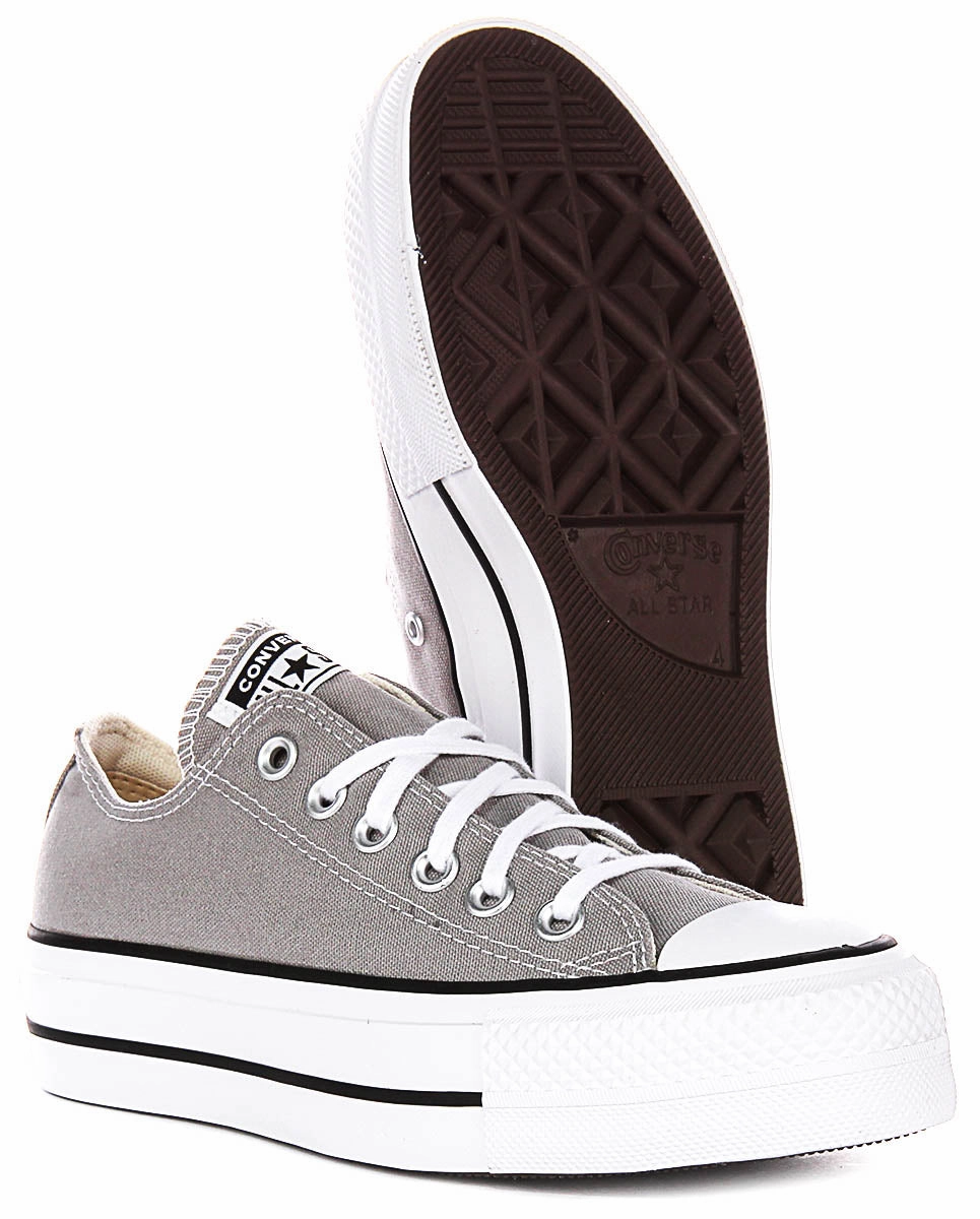 Soft Materials Converse All Star A07573C Platform In Grey For Women