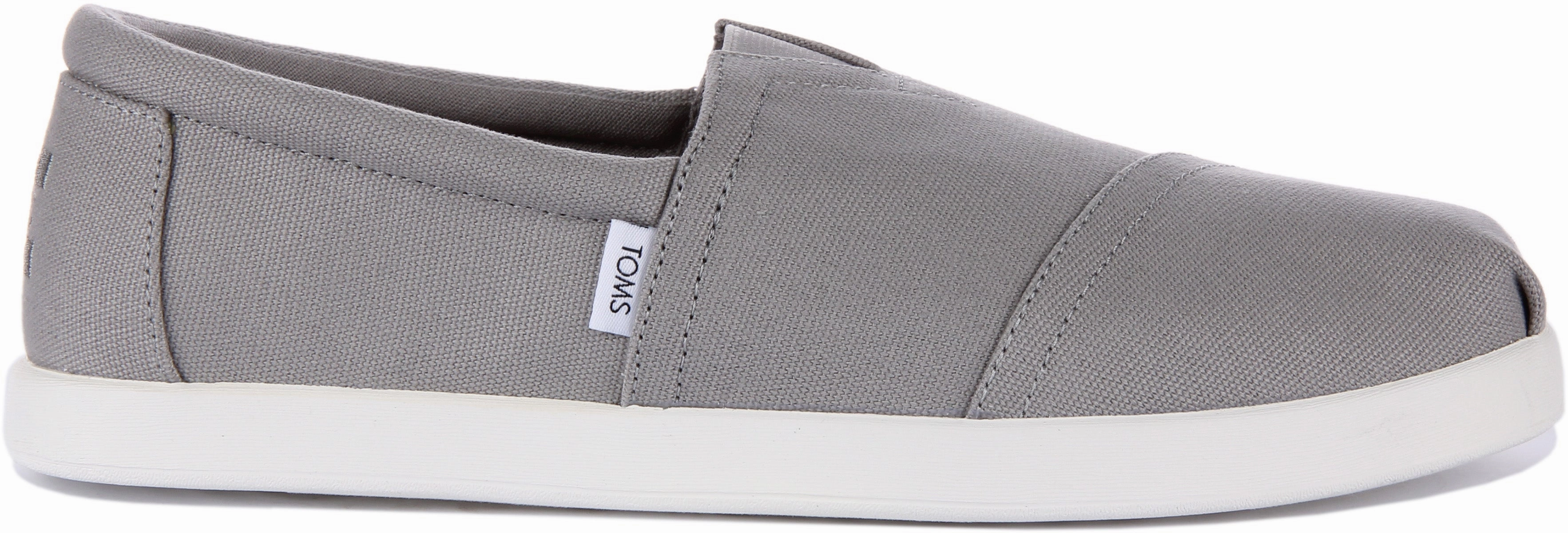 Soft Motion Step-On Layer Toms Alpargata FWD In Grey For Men