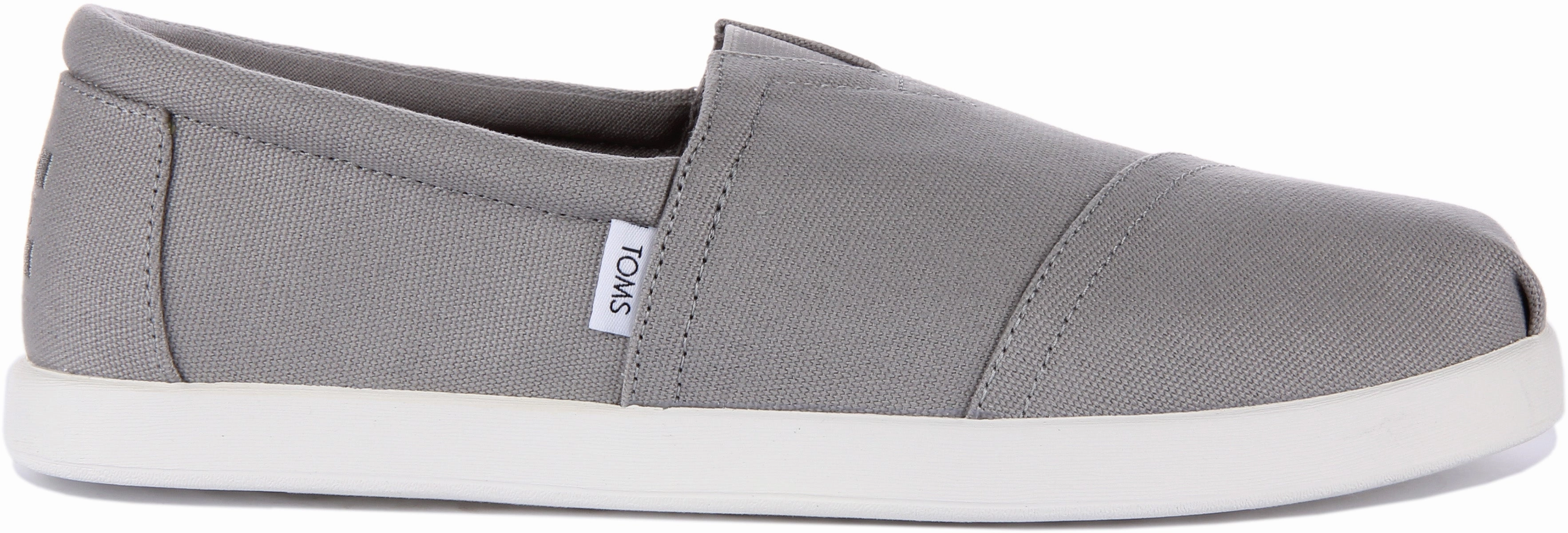 Soft Motion Step-On Layer Toms Alpargata FWD In Grey For Men