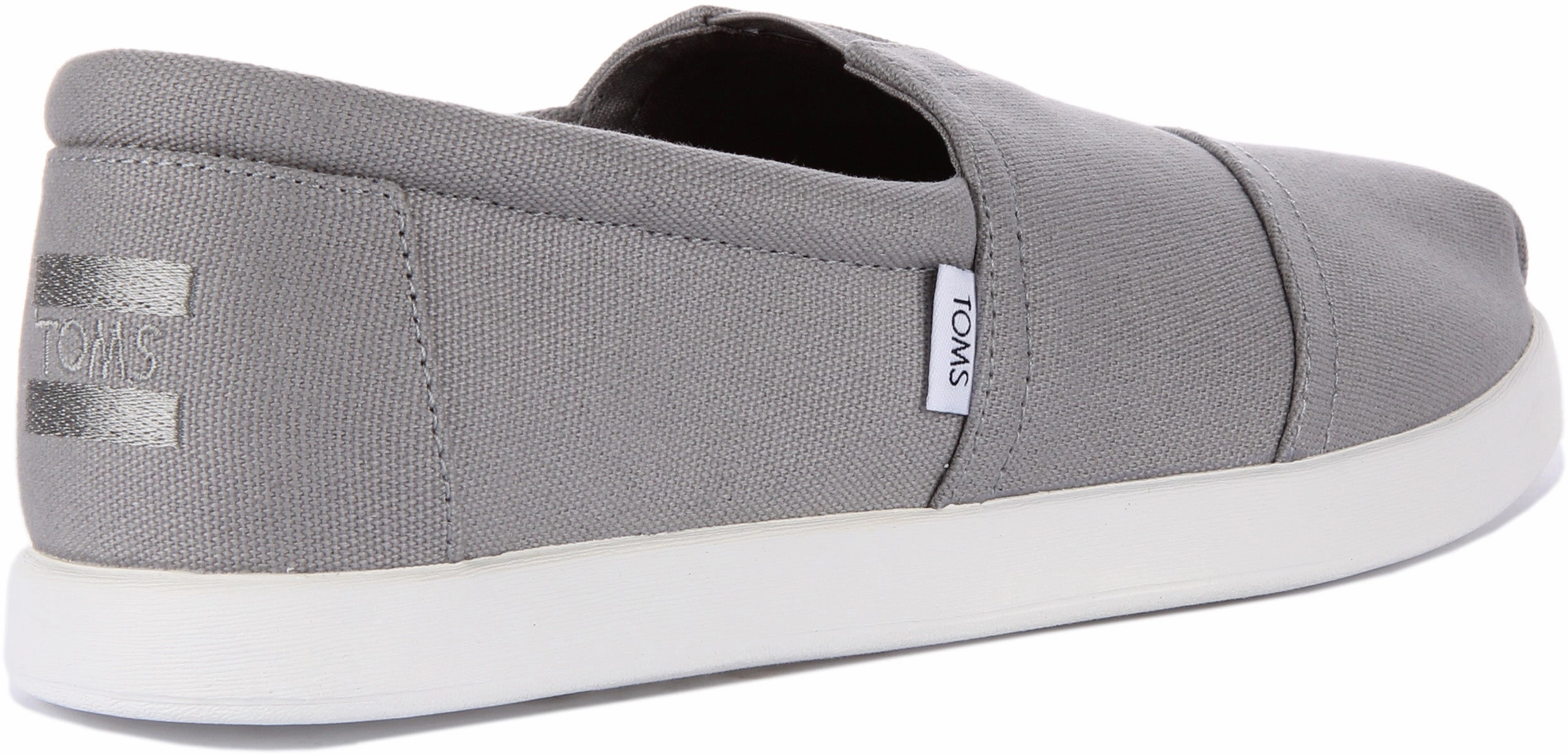 Soft Motion Step-On Layer Toms Alpargata FWD In Grey For Men