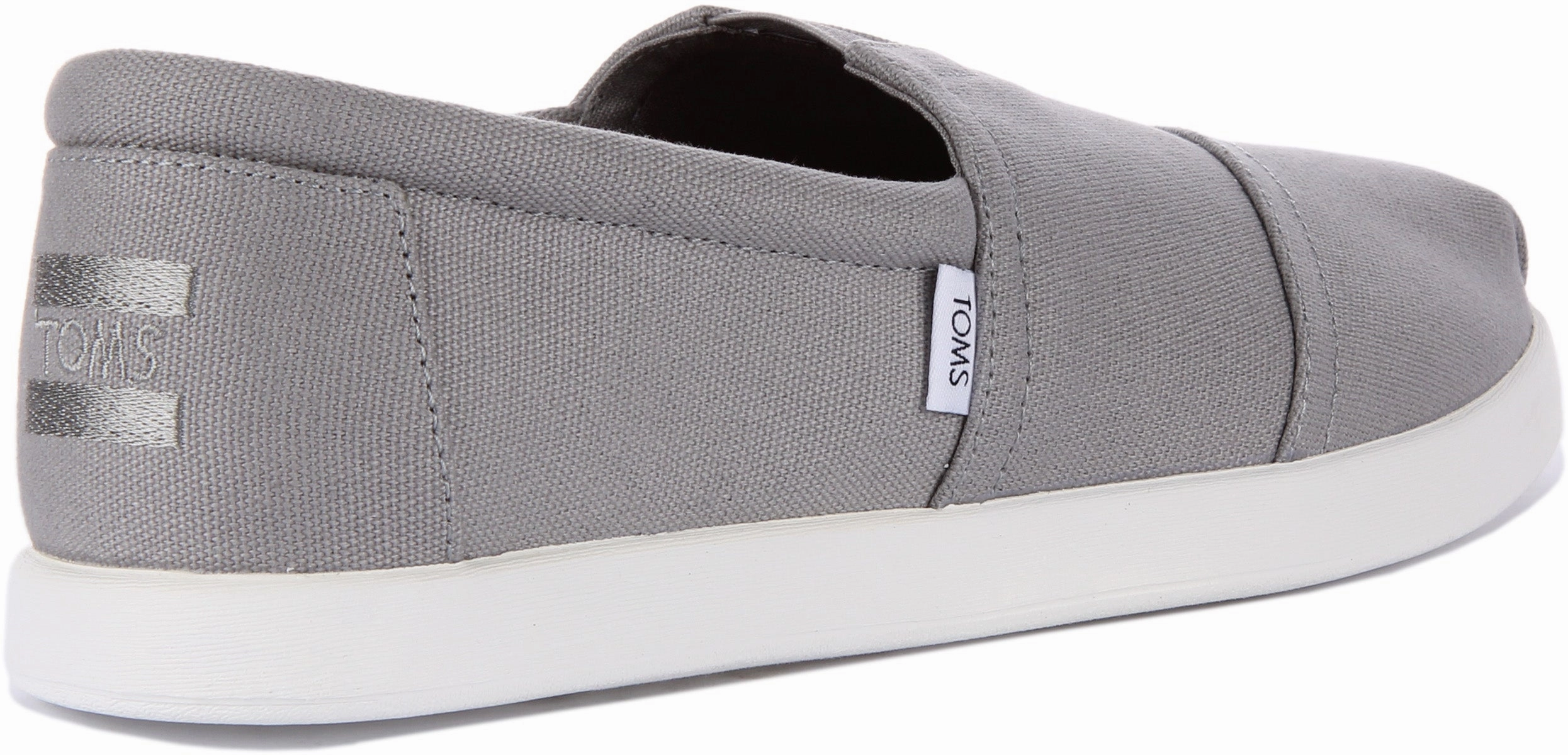 Soft Motion Step-On Layer Toms Alpargata FWD In Grey For Men