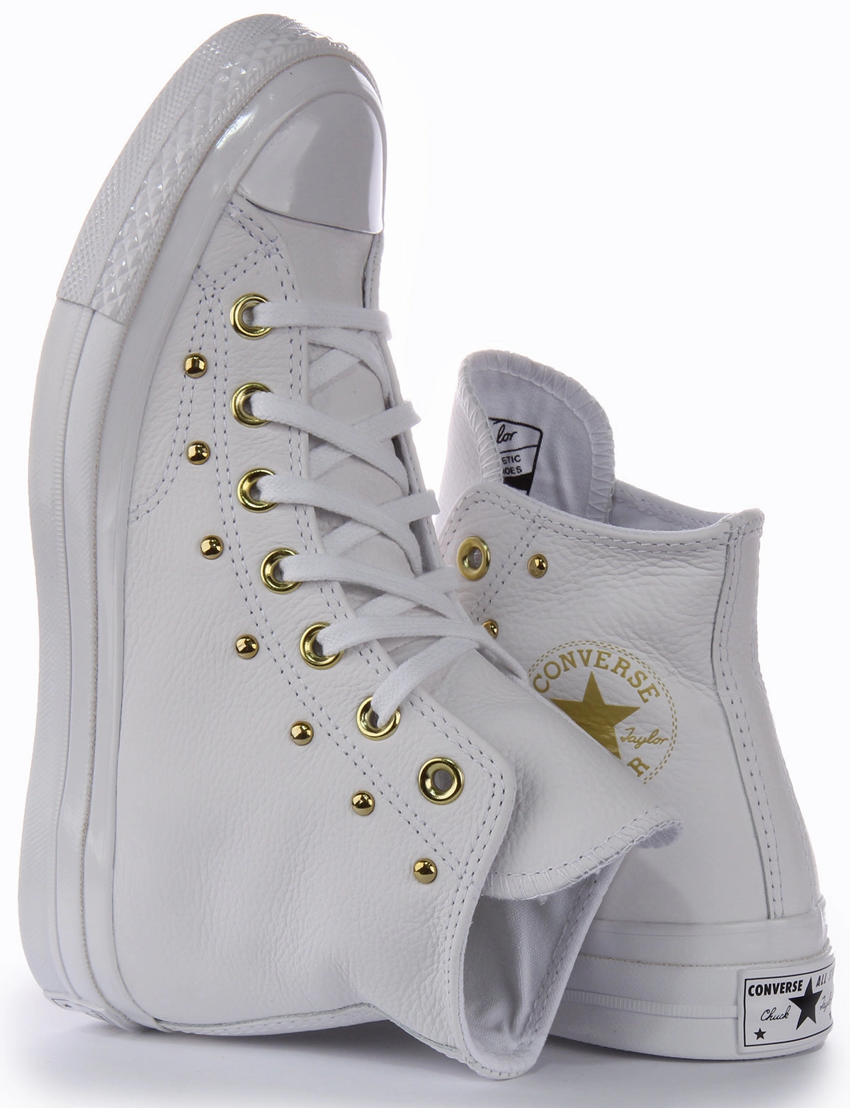 Soft Padding Converse Chuck 70s A06808C In White Gold Studd For Women