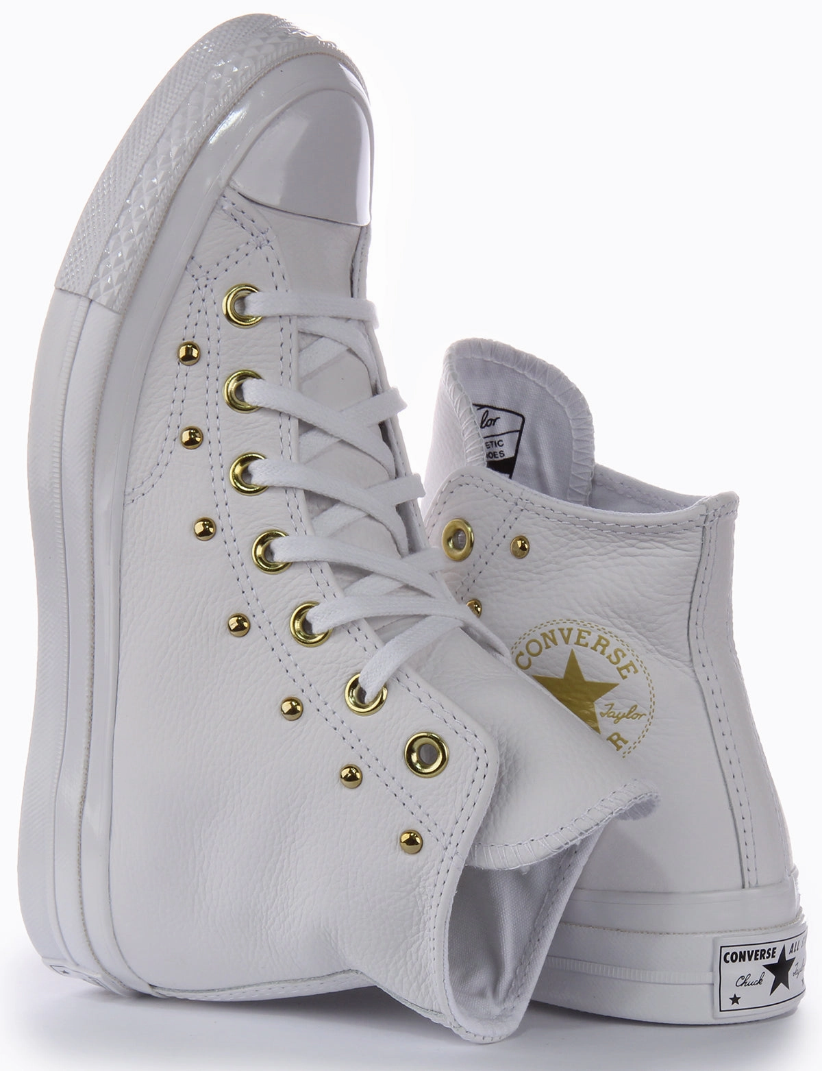 Soft Padding Converse Chuck 70s A06808C In White Gold Studd For Women