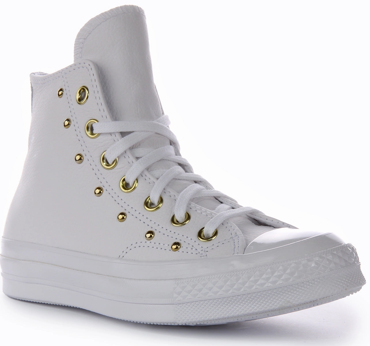 Flip Hike Converse Chuck 70s A06808C In White Gold Studd For Women