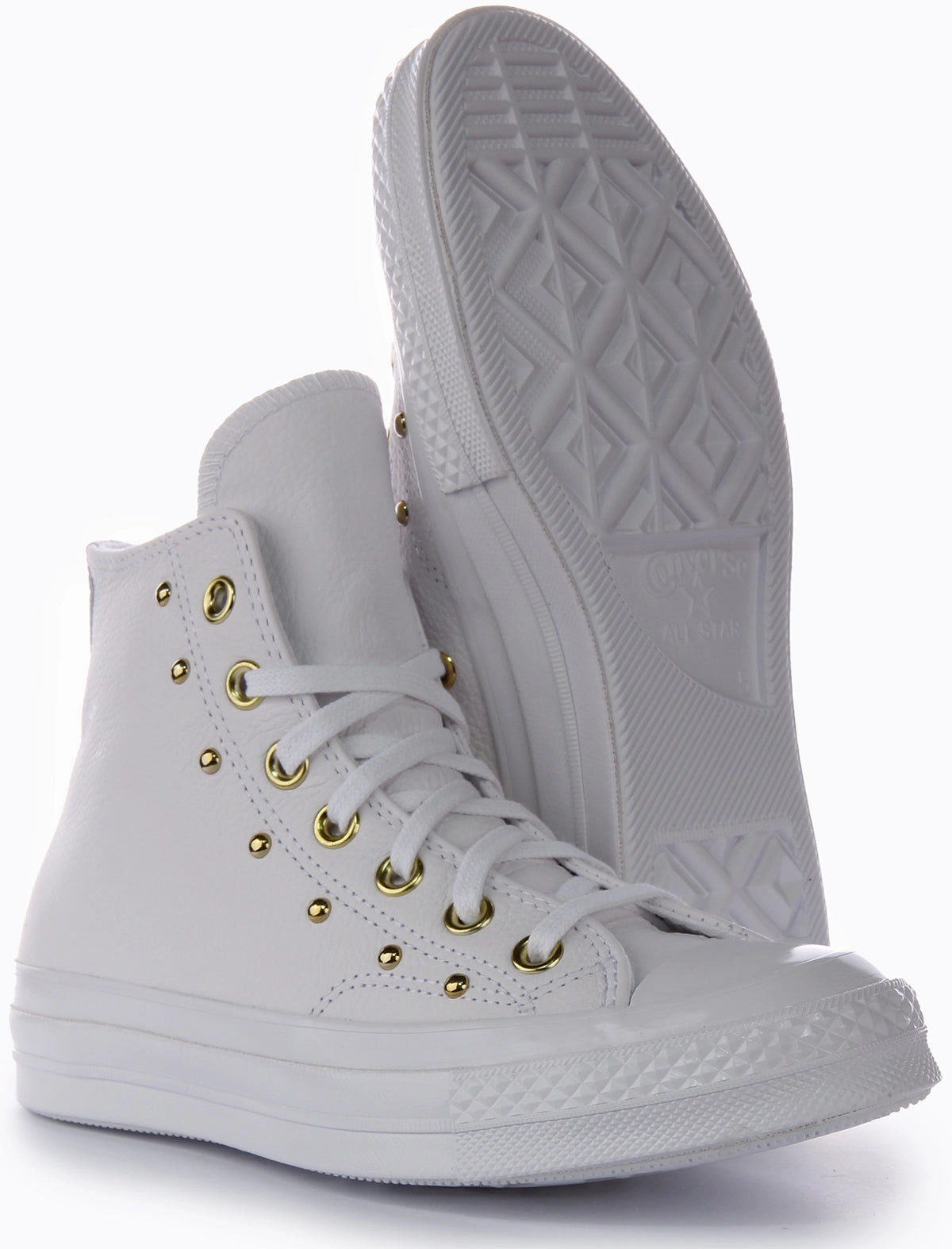 Soft Padding Converse Chuck 70s A06808C In White Gold Studd For Women