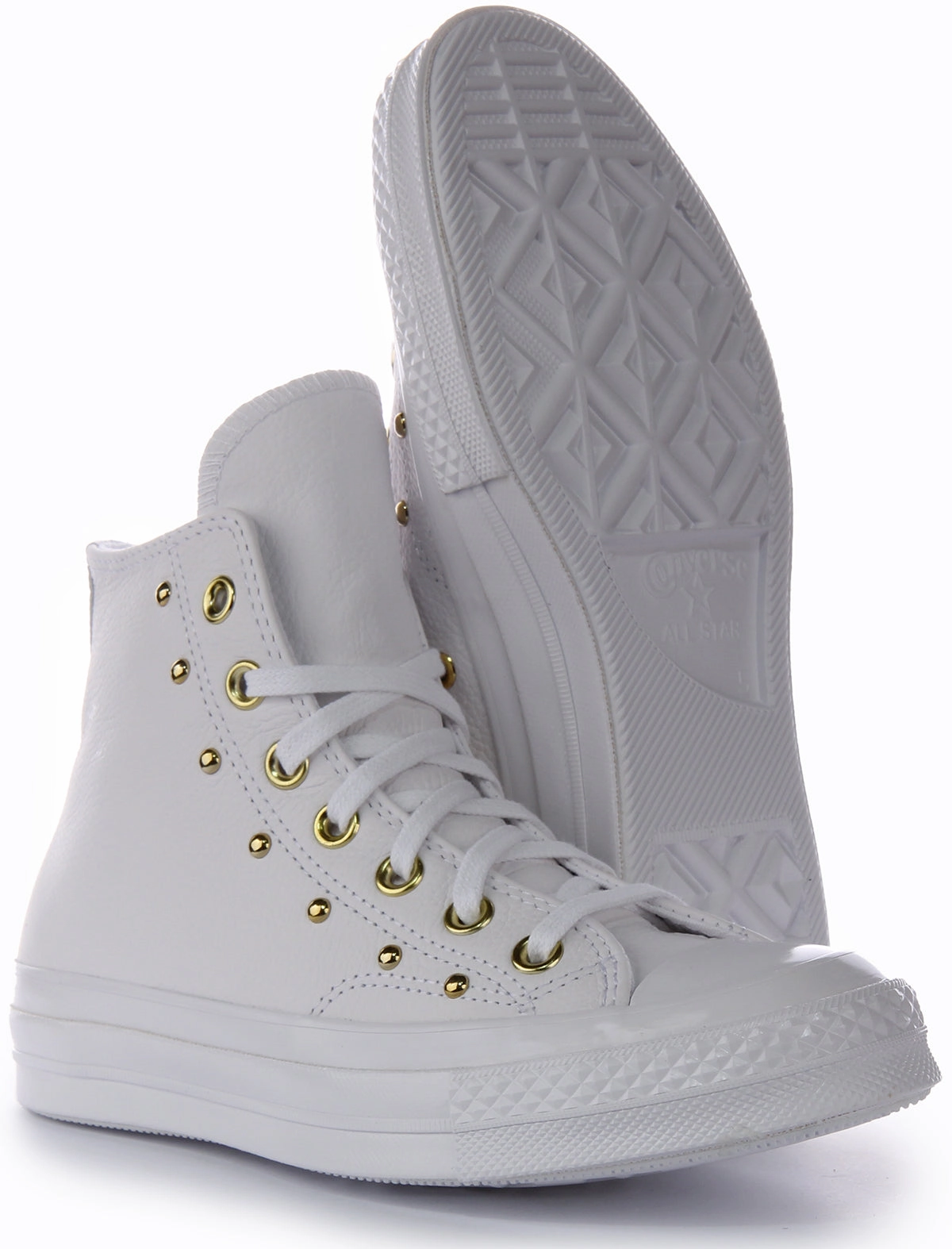 Soft Padding Converse Chuck 70s A06808C In White Gold Studd For Women
