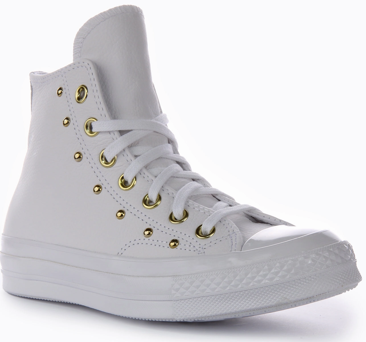 Field Step Converse Chuck 70s A06808C In White Gold Studd For Women