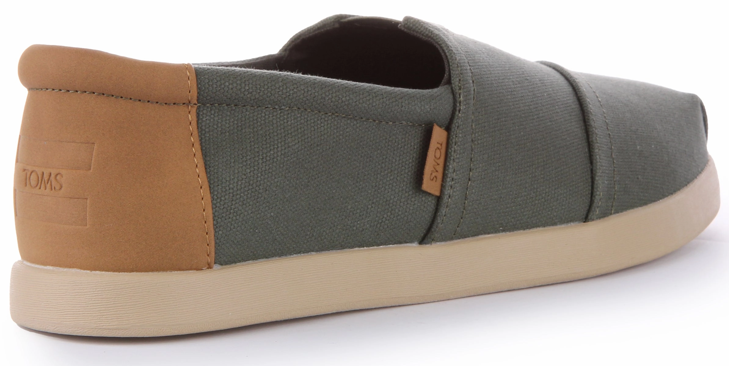 Soft Padding Toms Alpargata Fwd In Forest Green For Men