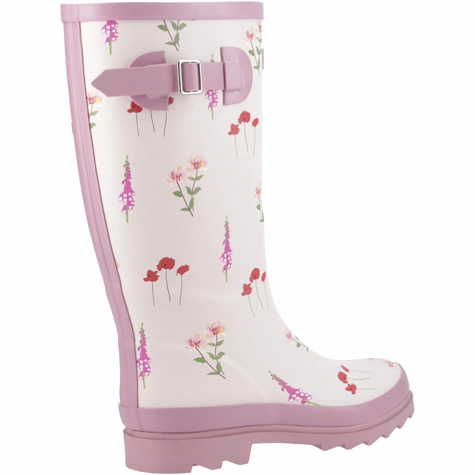 Soft Shield Step Cotswold Wildflower Tall Rubber Women's Pink Wellington Boots