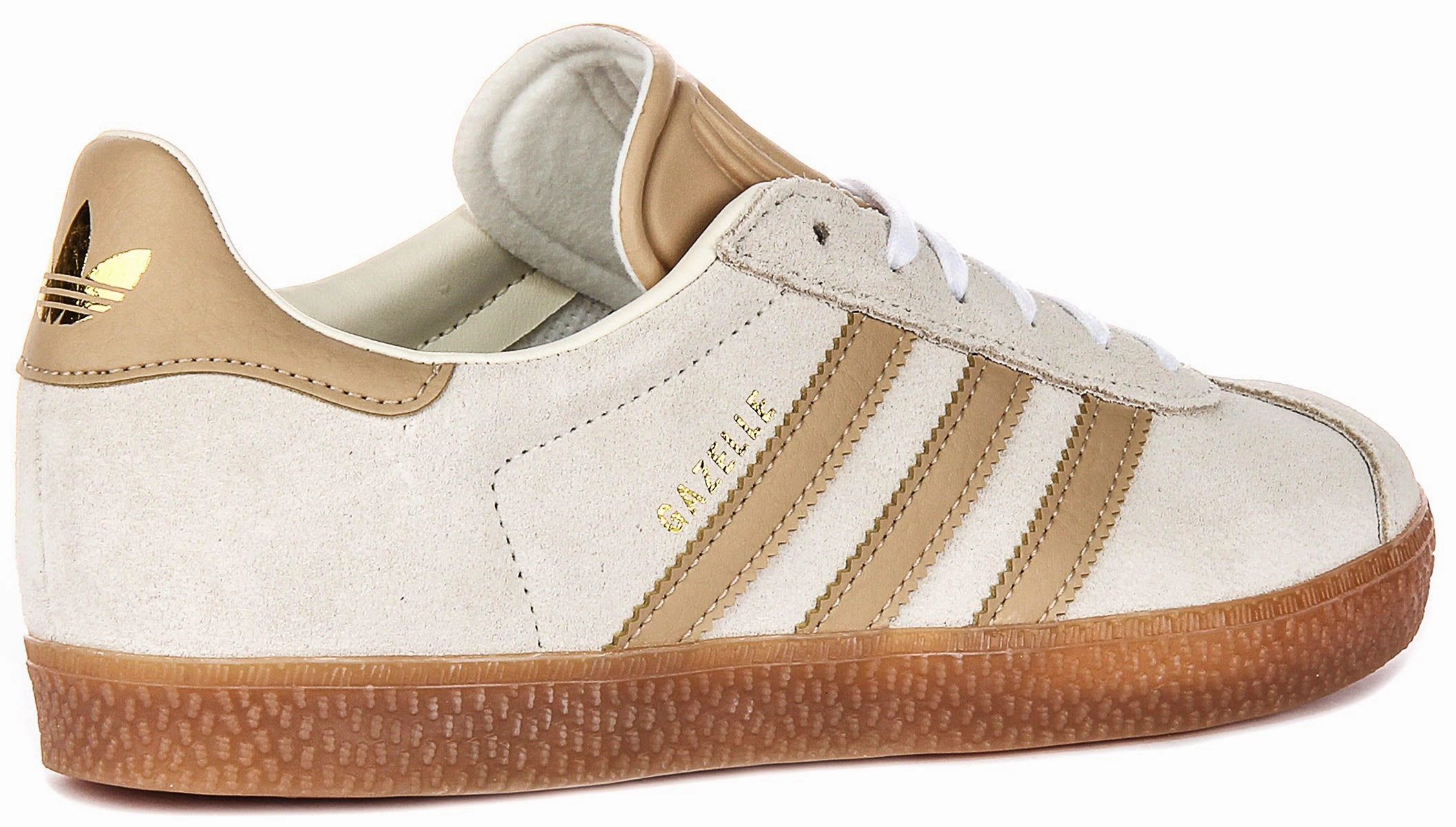 Soft shoe padding Adidas Gazelle J In Cream For Juniors