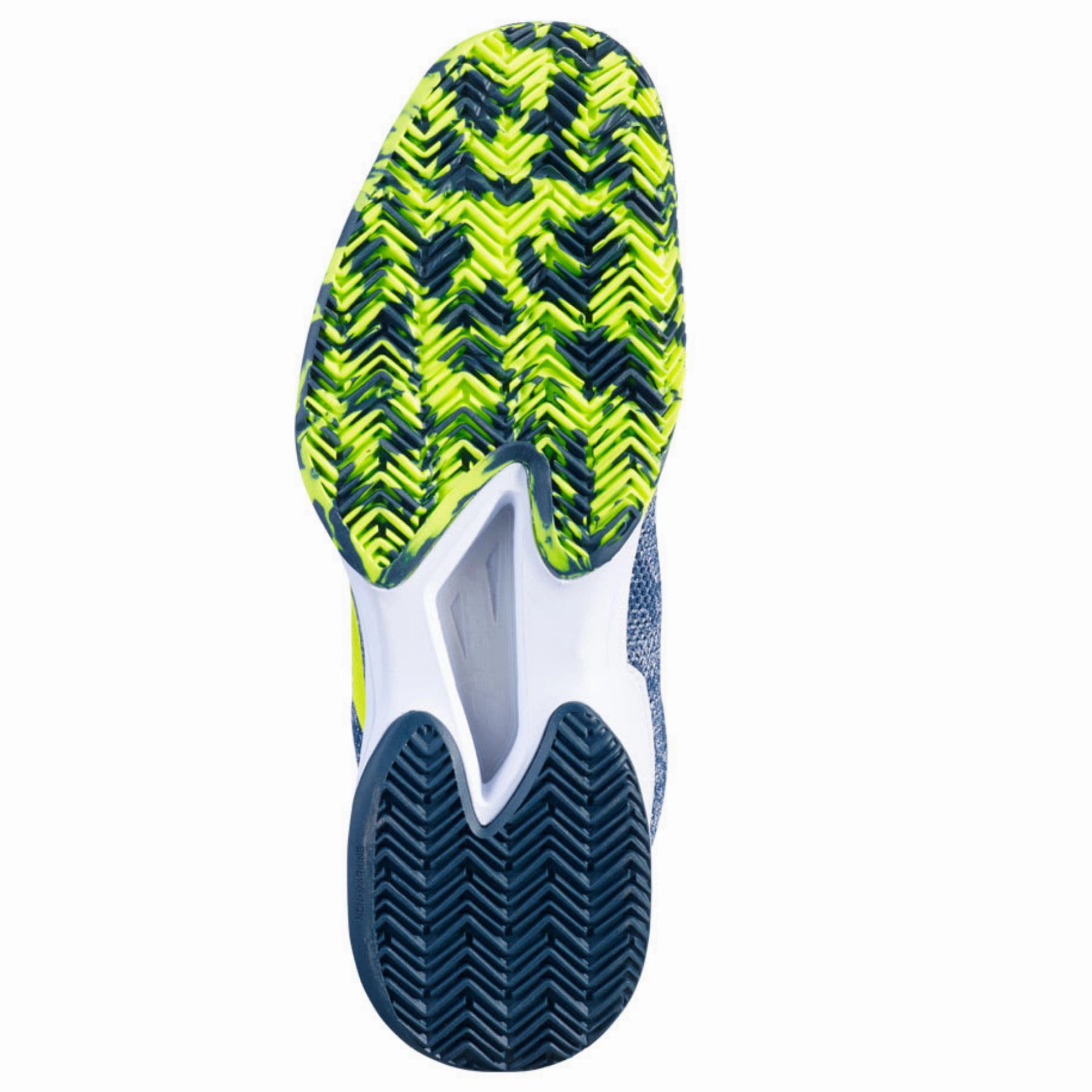 Soft Sole Babolat Jet Tere Clay Men's Tennis Shoes -  White/Dark Blue