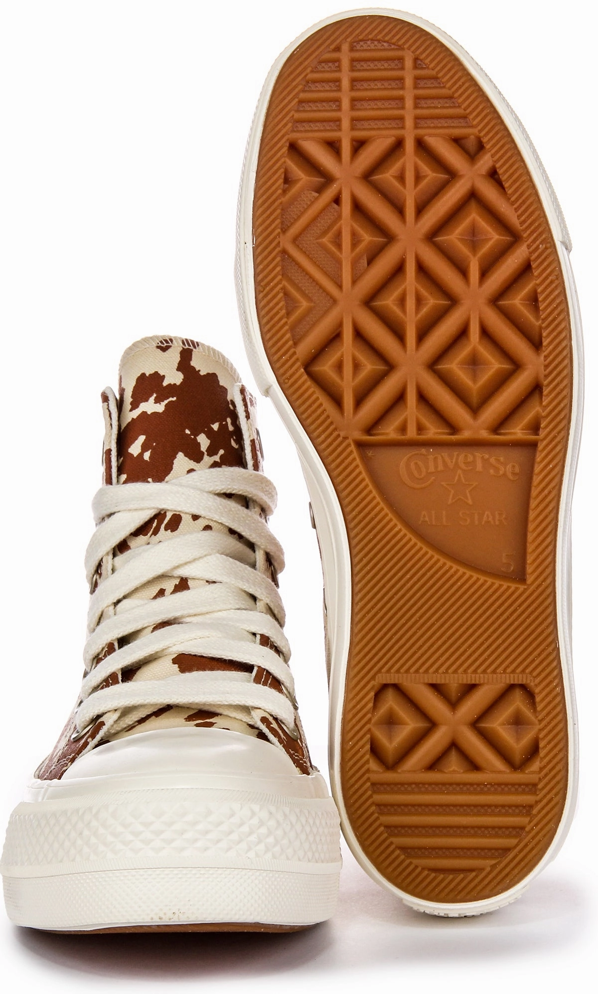 Soft Sole Converse Chuck 70s Hi A10141C In Brown Beige